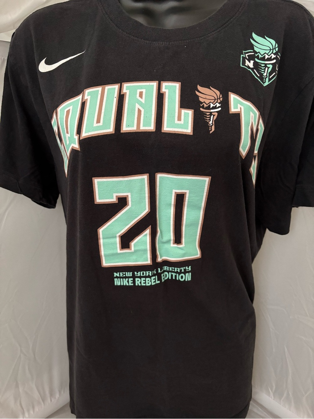 This black Nike Sabrina Ionescu New York Liberty Rebel Edition.